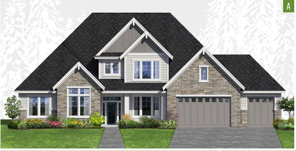 Exterior elevation of Home Plans NW Plan 4229-A