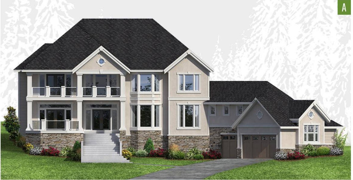 Exterior elevation of Home Plans NW Plan 4346-A