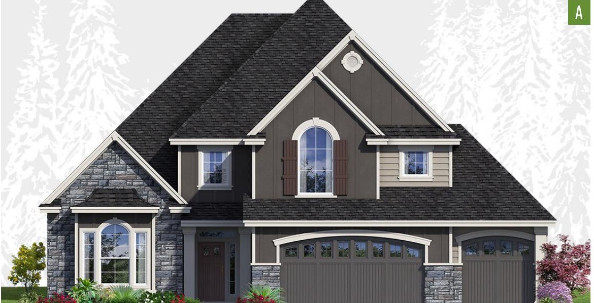 Exterior elevation of Home Plans NW Plan 4891-A