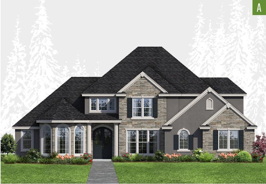 Exterior elevation of Home Plans NW Plan 5679-A