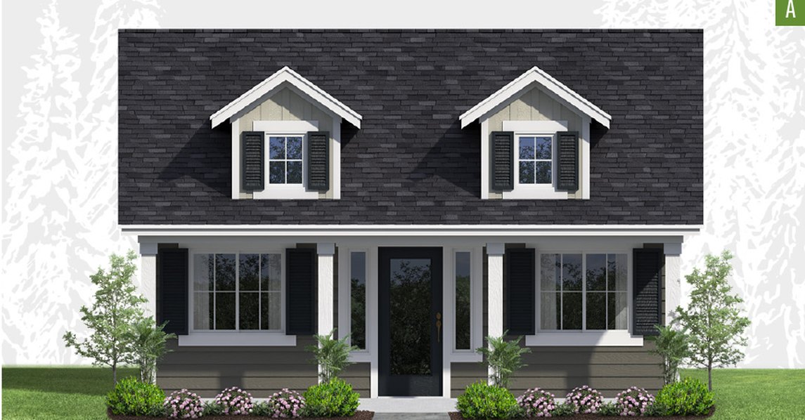 Exterior elevation of Home Plans NW Plan (ADU) 850-A