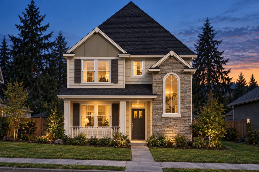 Exterior rendering of Home Plans NW Plan 1725