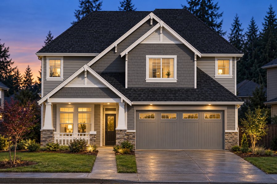 Exterior rendering of Home Plans NW Plan 1759