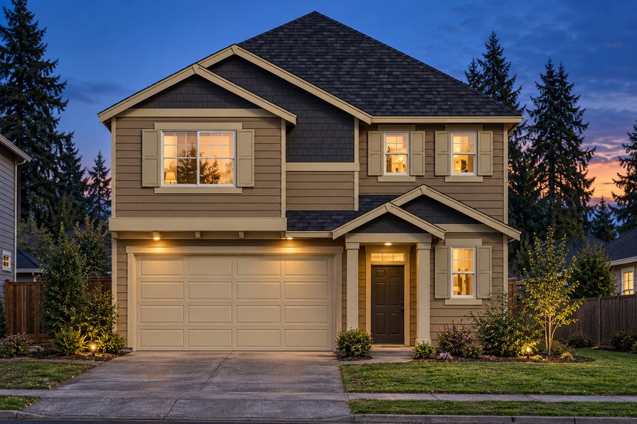Exterior rendering of Home Plans NW Plan 1814