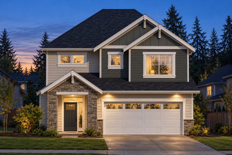 Exterior rendering of Home Plans NW Plan 1818