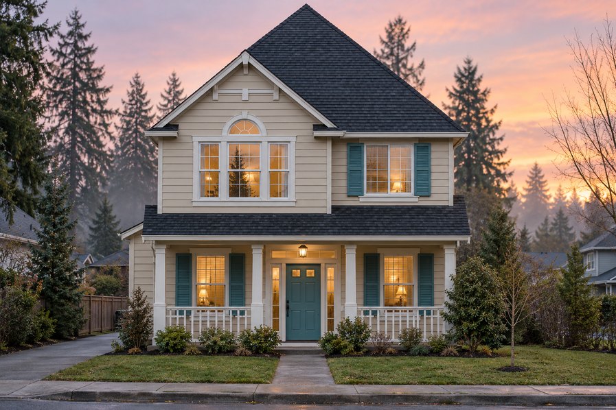 Exterior rendering of Home Plans NW Plan 1994