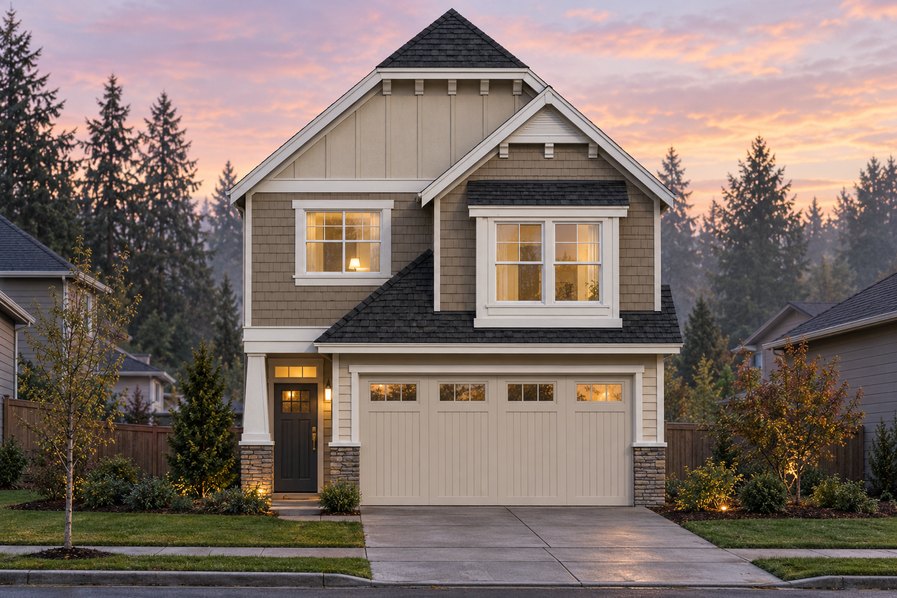 Exterior rendering of Home Plans NW Plan 2019