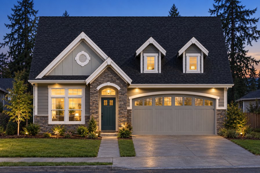 Exterior rendering of Home Plans NW Plan 2196