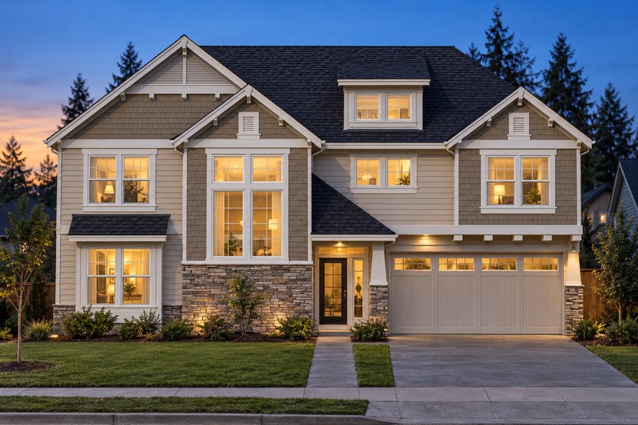 Exterior rendering of Home Plans NW Plan 2206