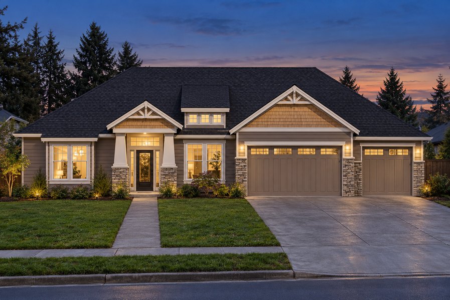 Exterior rendering of Home Plans NW Plan 2246-A
