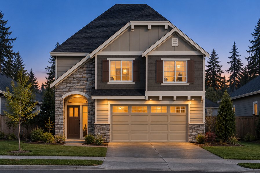 Exterior rendering of Home Plans NW Plan 2259