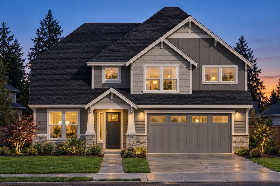 Exterior rendering of Home Plans NW Plan 2268