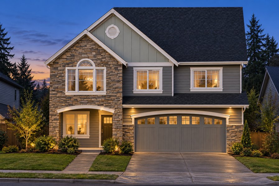 Exterior rendering of Home Plans NW Plan 2315