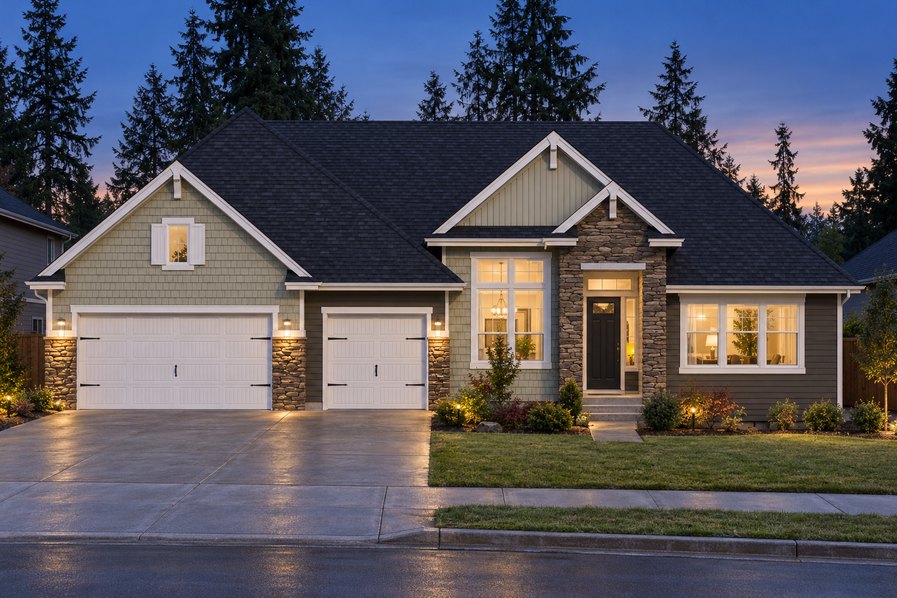 Exterior rendering of Home Plans NW Plan 2336-A