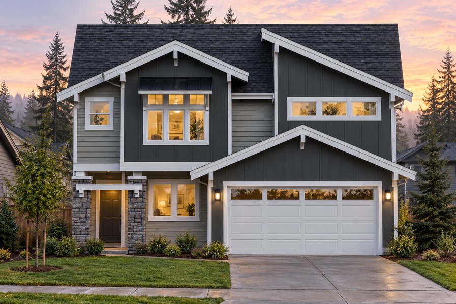 Exterior rendering of Home Plans NW Plan 2405
