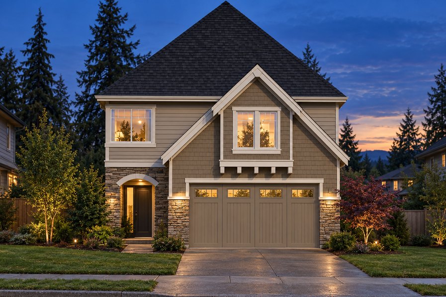 Exterior rendering of Home Plans NW Plan 2413