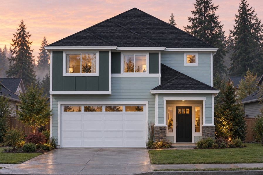 Exterior rendering of Home Plans NW Plan 2450