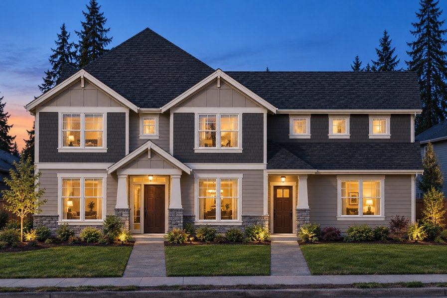 Exterior rendering of Home Plans NW Plan 2476