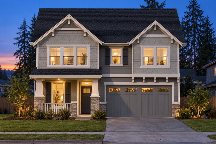 Exterior rendering of Home Plans NW Plan 2487