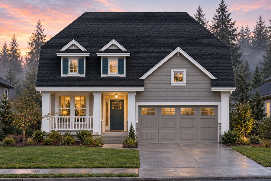 Exterior rendering of Home Plans NW Plan 2502-1