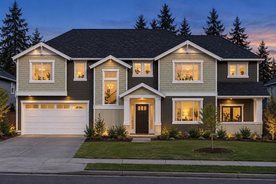 Exterior rendering of Home Plans NW Plan 2504