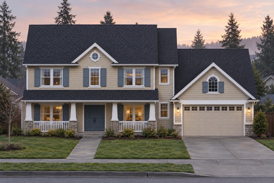 Exterior rendering of Home Plans NW Plan 2507