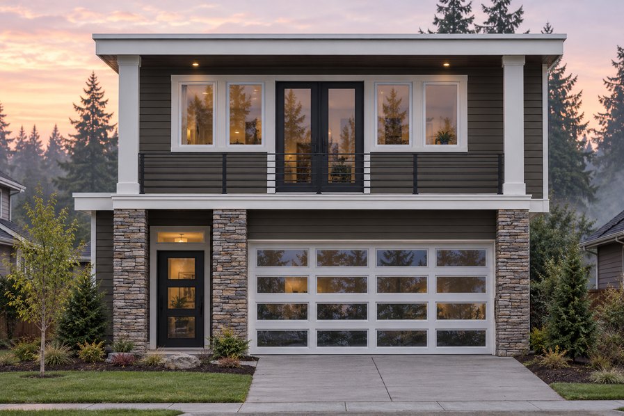 Exterior rendering of Home Plans NW Plan 2526
