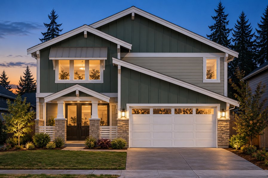 Exterior rendering of Home Plans NW Plan 2529