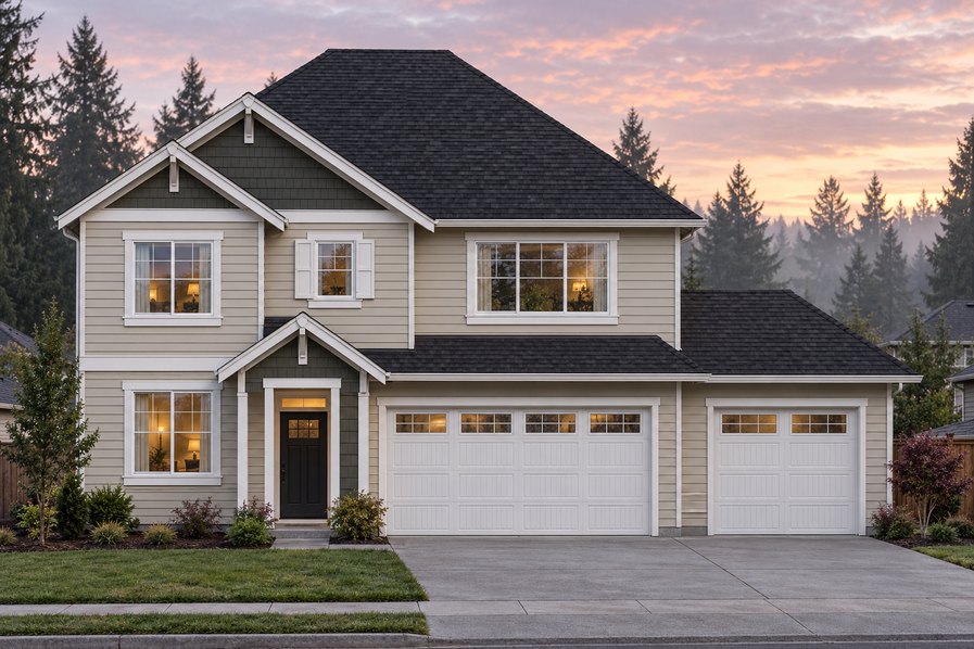 Exterior rendering of Home Plans NW Plan 2530