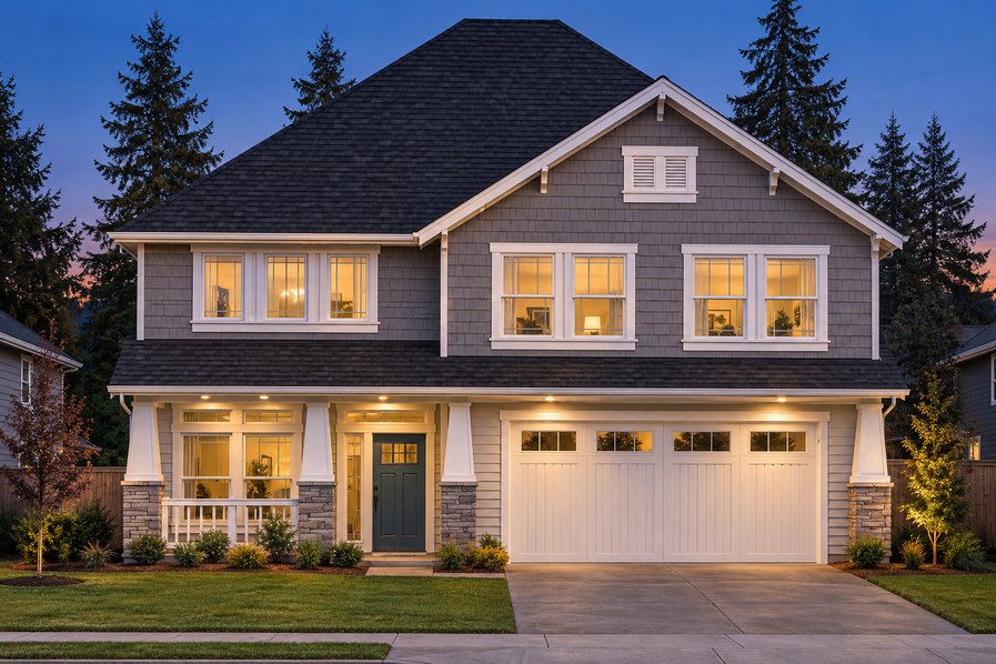 Exterior rendering of Home Plans NW Plan 2547
