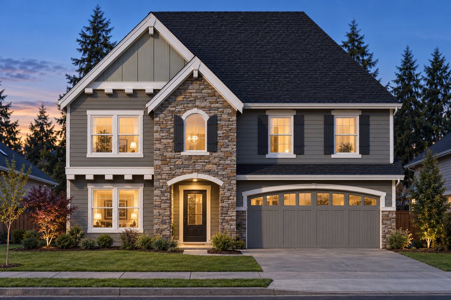 Exterior rendering of Home Plans NW Plan 2598