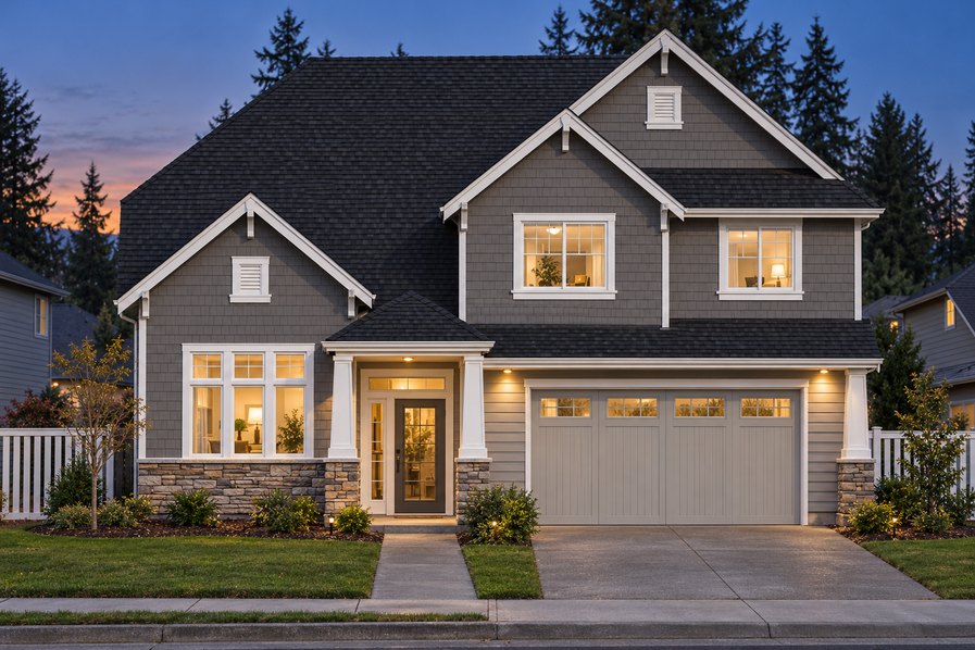 Exterior rendering of Home Plans NW Plan 2610
