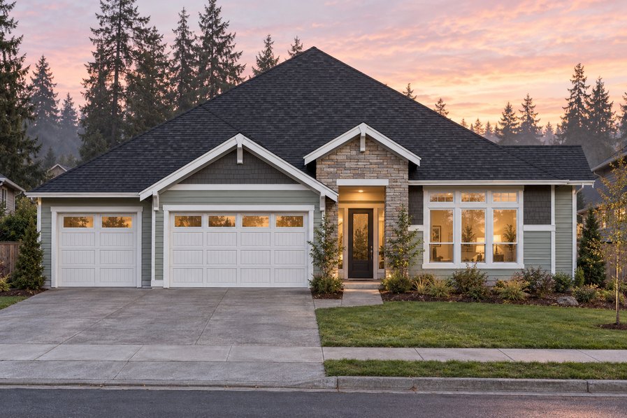 Exterior rendering of Home Plans NW Plan 2624-A