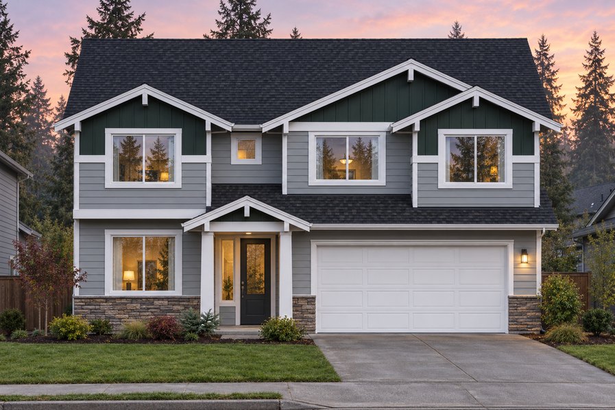 Exterior rendering of Home Plans NW Plan 2628