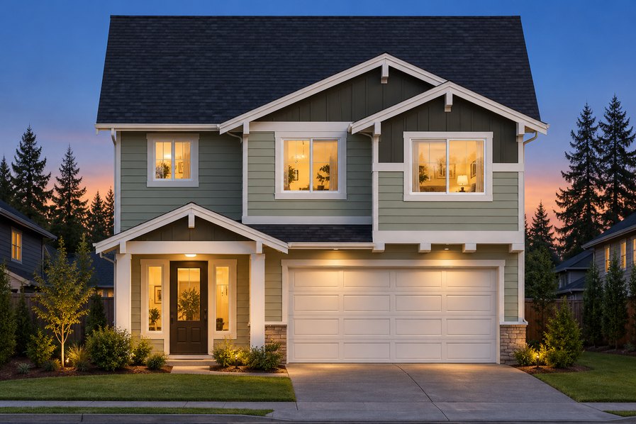 Exterior rendering of Home Plans NW Plan 2632
