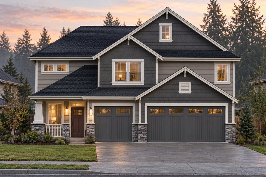 Exterior rendering of Home Plans NW Plan 2651-1