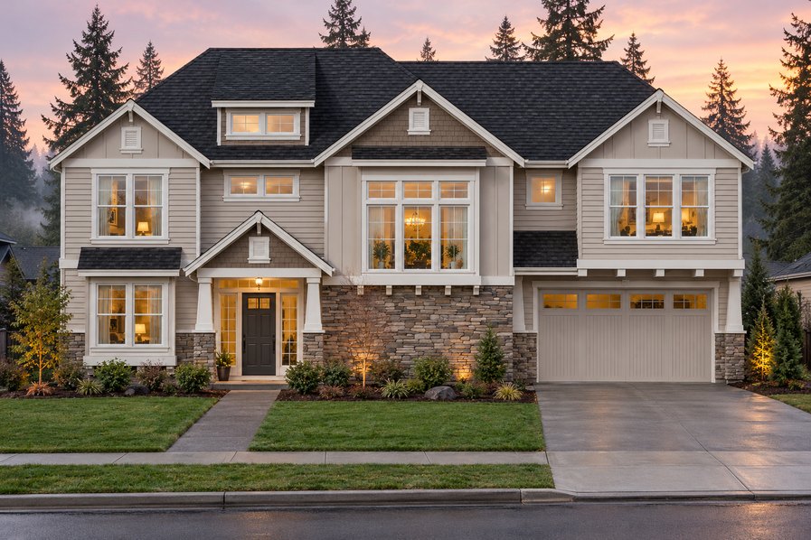 Exterior rendering of Home Plans NW Plan 2658