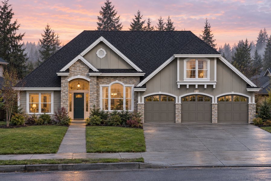 Exterior rendering of Home Plans NW Plan 2674-A