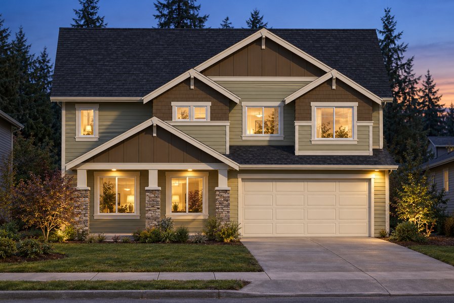 Exterior rendering of Home Plans NW Plan 2675