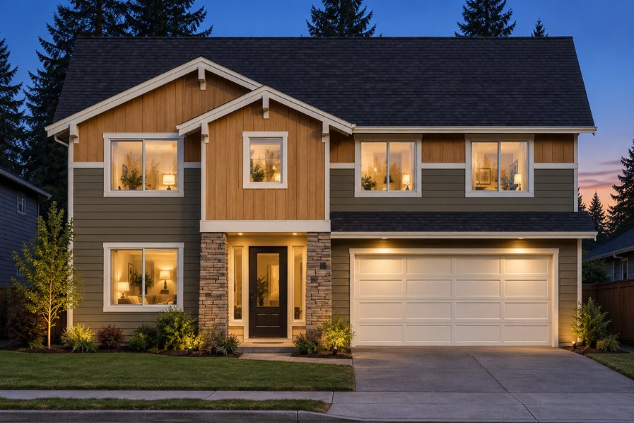 Exterior rendering of Home Plans NW Plan 2724