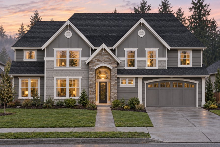 Exterior rendering of Home Plans NW Plan 2735