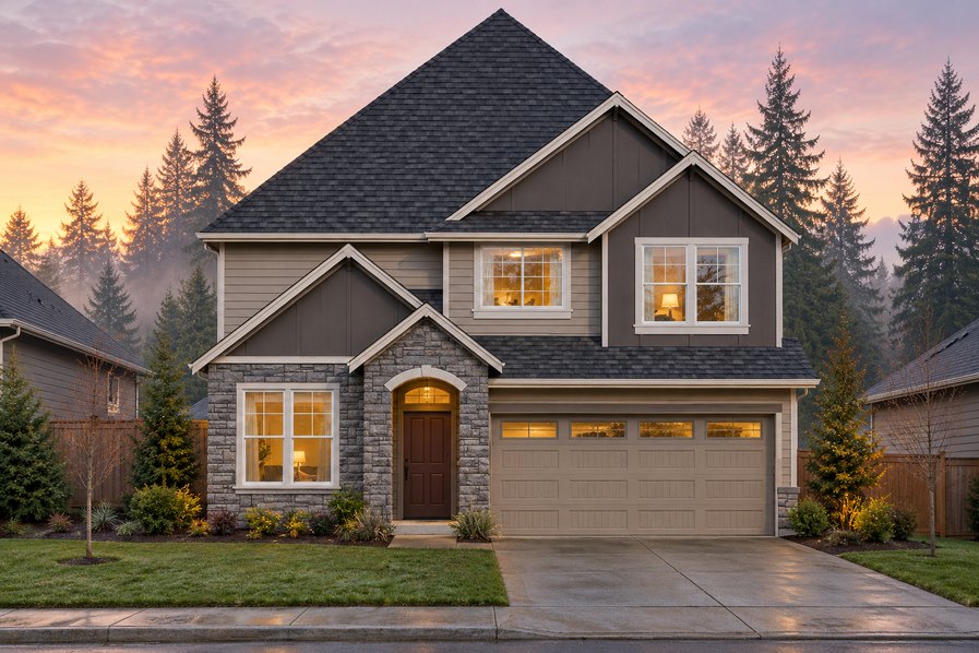 Exterior rendering of Home Plans NW Plan 2743
