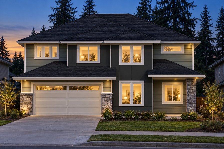 Exterior rendering of Home Plans NW Plan 2752