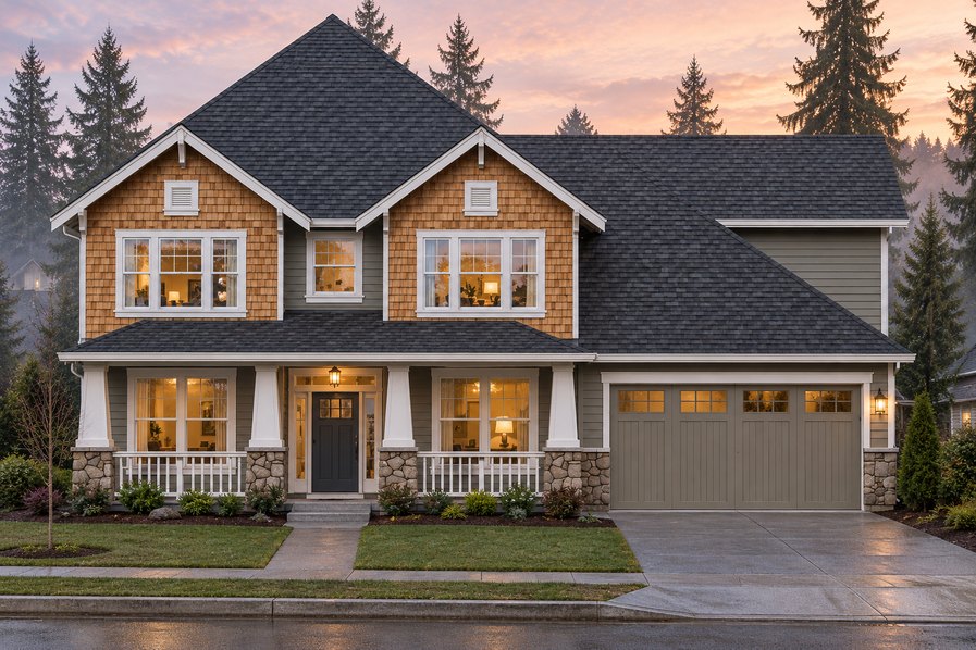 Exterior rendering of Home Plans NW Plan 2753
