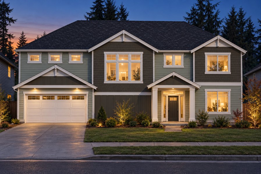 Exterior rendering of Home Plans NW Plan 2756