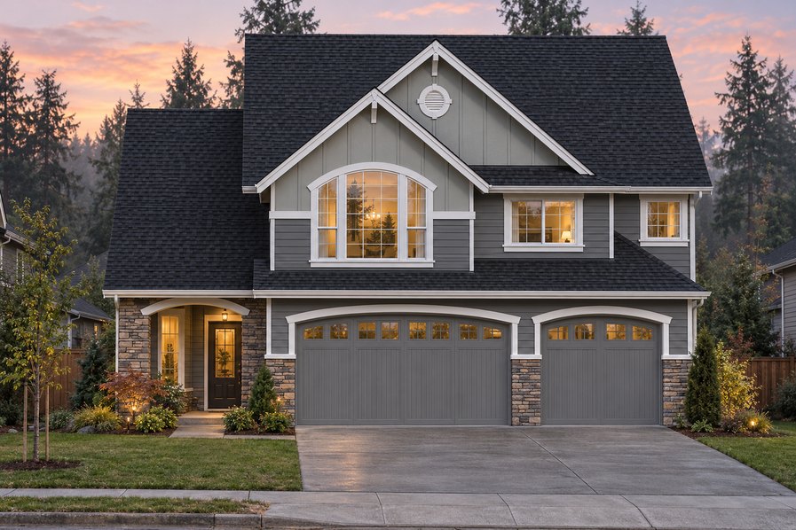 Exterior rendering of Home Plans NW Plan 2787