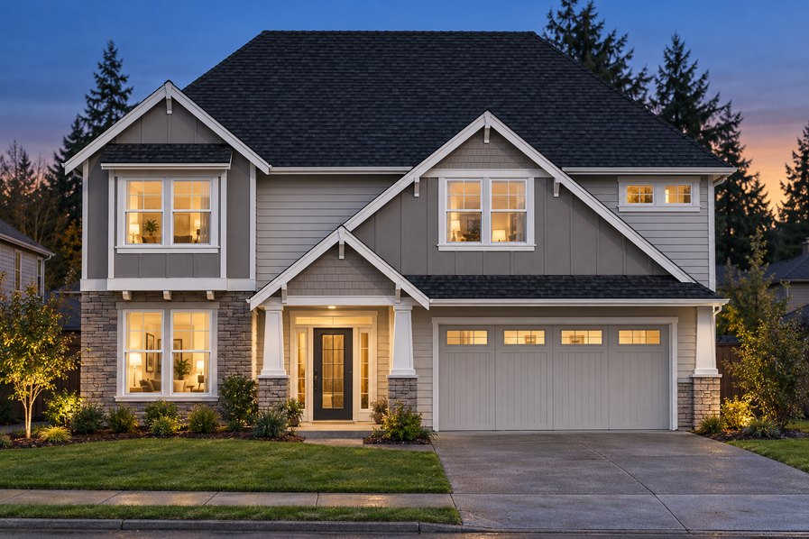 Exterior rendering of Home Plans NW Plan 2792