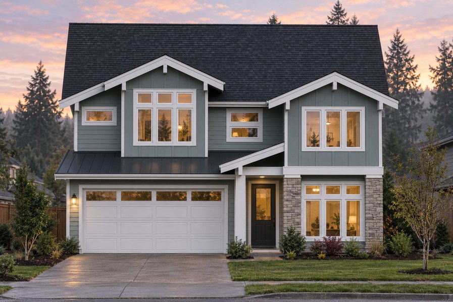 Exterior rendering of Home Plans NW Plan 2798