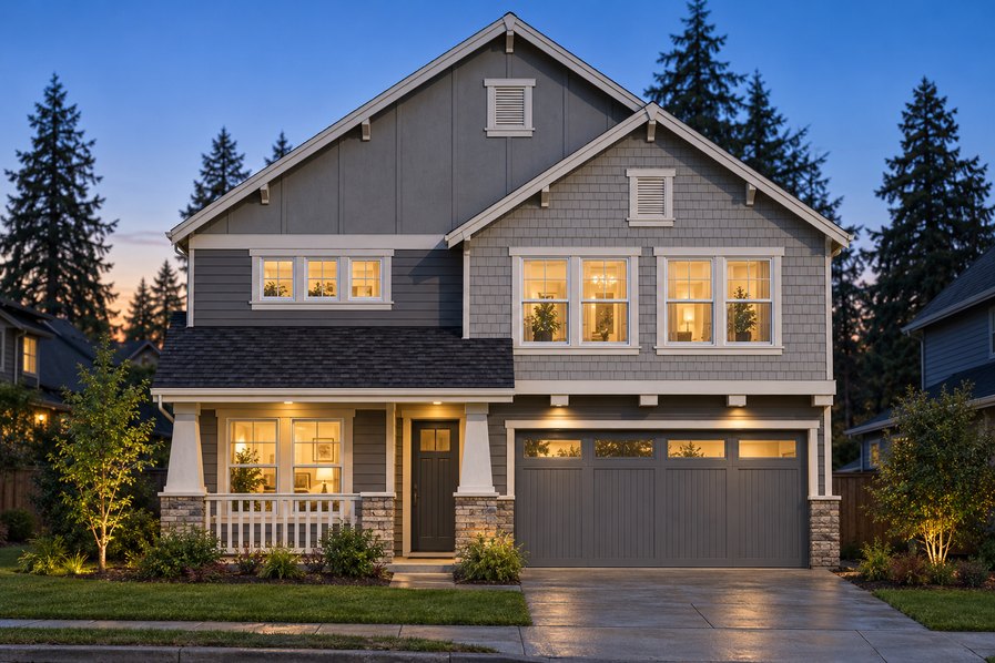 Exterior rendering of Home Plans NW Plan 2801
