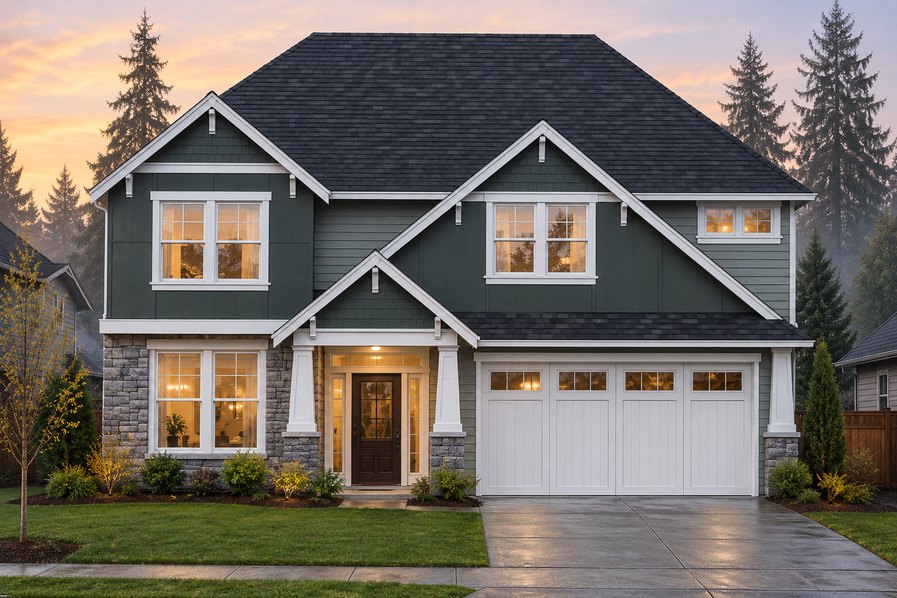 Exterior rendering of Home Plans NW Plan 2822